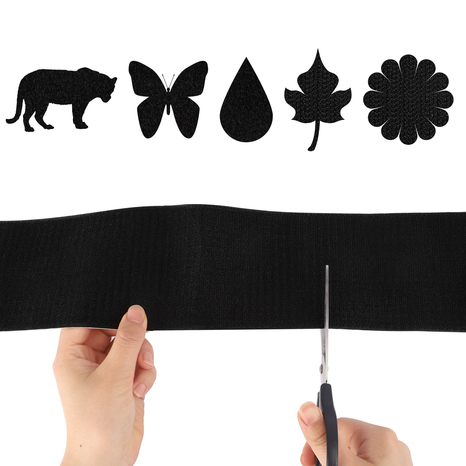 Amazon.com COCOBOO 4 Inch x 9 Feet Hook and Loop Tape, Strips wit 2.jpg