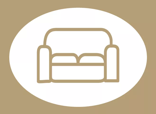 Curtain, sofa cushion, photo frame